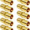 Joywayus Brass Hose Mender Barbed Fitting NPT Union-5