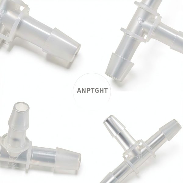 ANPTGHT Barb Hose Fittings Plastic Connectors White 5 Pack-3
