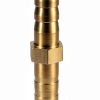 Joywayus Brass Hose Mender Barbed Fitting 3/8 Inch 3PCS-1