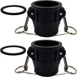 BITOTU Camlock Fitting Polypropylene Adapter Industrial Hose-0