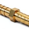 Joywayus Brass Hose Mender Barbed Fitting 3/8 Inch 3PCS-3