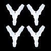 Plastic Barbed Hose Fitting ANPTGHT 3/16 Inch YFit-0