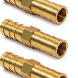 Joywayus Brass Hose Mender Barbed Fitting Industrial Fluid-0