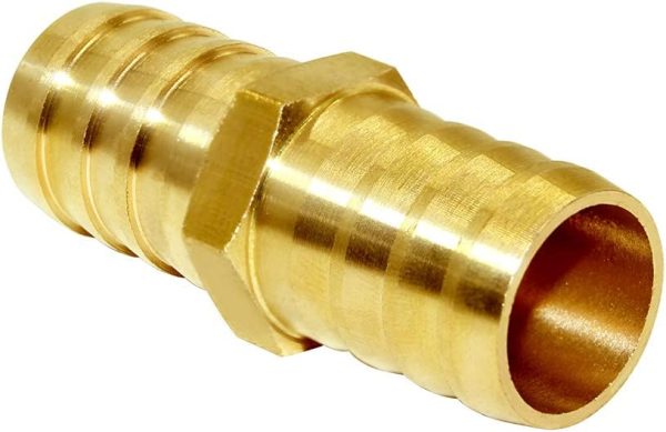 Joywayus Brass Hose Mender Barbed Fitting NPT Union-4