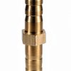 Joywayus Brass Hose Mender Barbed Fitting 3/8 Inch 3PCS-4