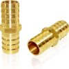 Joywayus Brass Hose Mender Barbed Fitting NPT Union-2