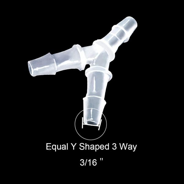 Plastic Barbed Hose Fitting ANPTGHT 3/16 Inch YFit-1