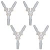ANPTGHT Plastic Barb Hose Fitting 3 Way Connector 4 Pack-0