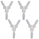 ANPTGHT Plastic Barb Hose Fitting 3 Way Connector 4 Pack-0