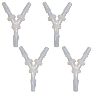 ANPTGHT Plastic Barb Hose Fitting 3 Way Connector 4 Pack-0