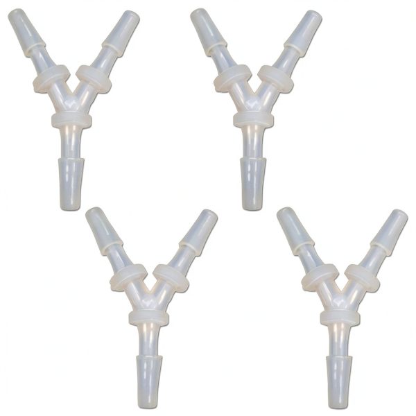 ANPTGHT Plastic Barb Hose Fitting 3 Way Connector 4 Pack-0