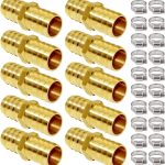 Joywayus Brass Hose Mender Barbed Fitting NPT Union-0