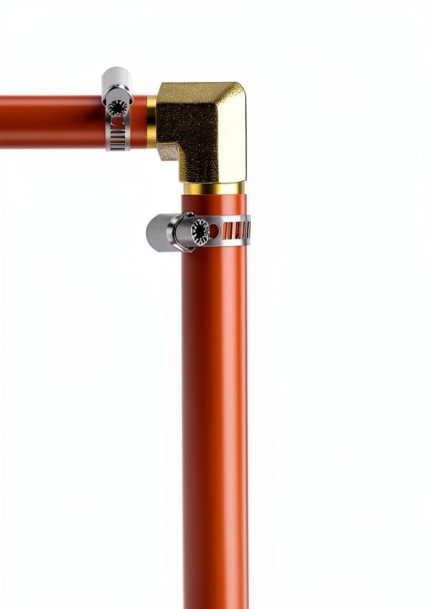 AUXBC Brass Hose Fittings Barb Elbow Industrial Plumbing-4