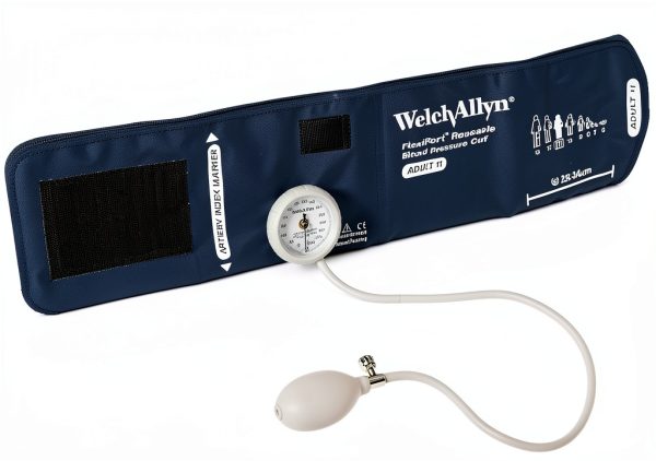 Welch Allyn DS44-12 Gauge with Durable One Piece Cuff Large Adult-0