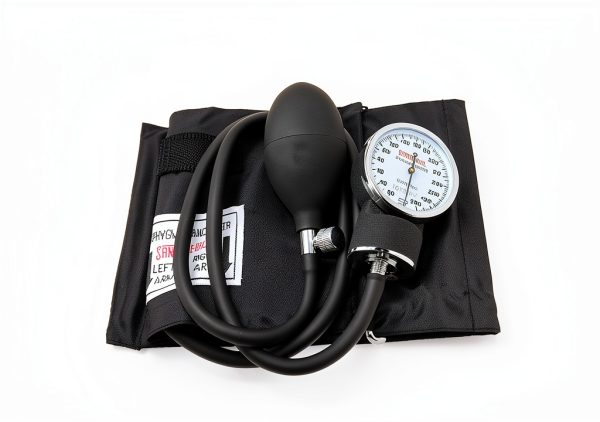 Santamedical Adult Deluxe Aneroid Sphygmomanometer Black Cuff SP-110-3
