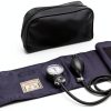 Santamedical Adult Deluxe Aneroid Sphygmomanometer Black Cuff SP-110-1