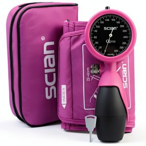 SCIAN Aneroid Sphygmomanometer European Cuff 8.7‑16.5″ Purple Red-0